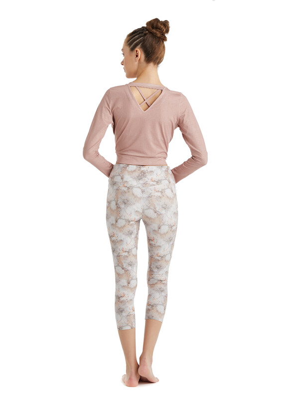 Kadın Tayt 70443 - Desenli - 2