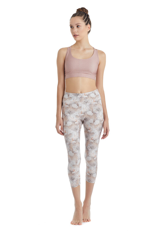 Kadın Tayt 70443 - Desenli - 1