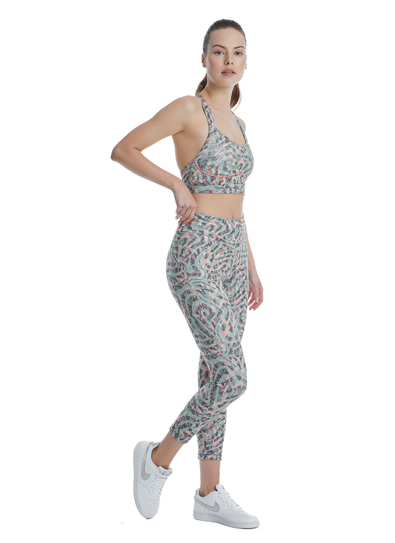 Kadın Tayt 70507 - Desenli - 3