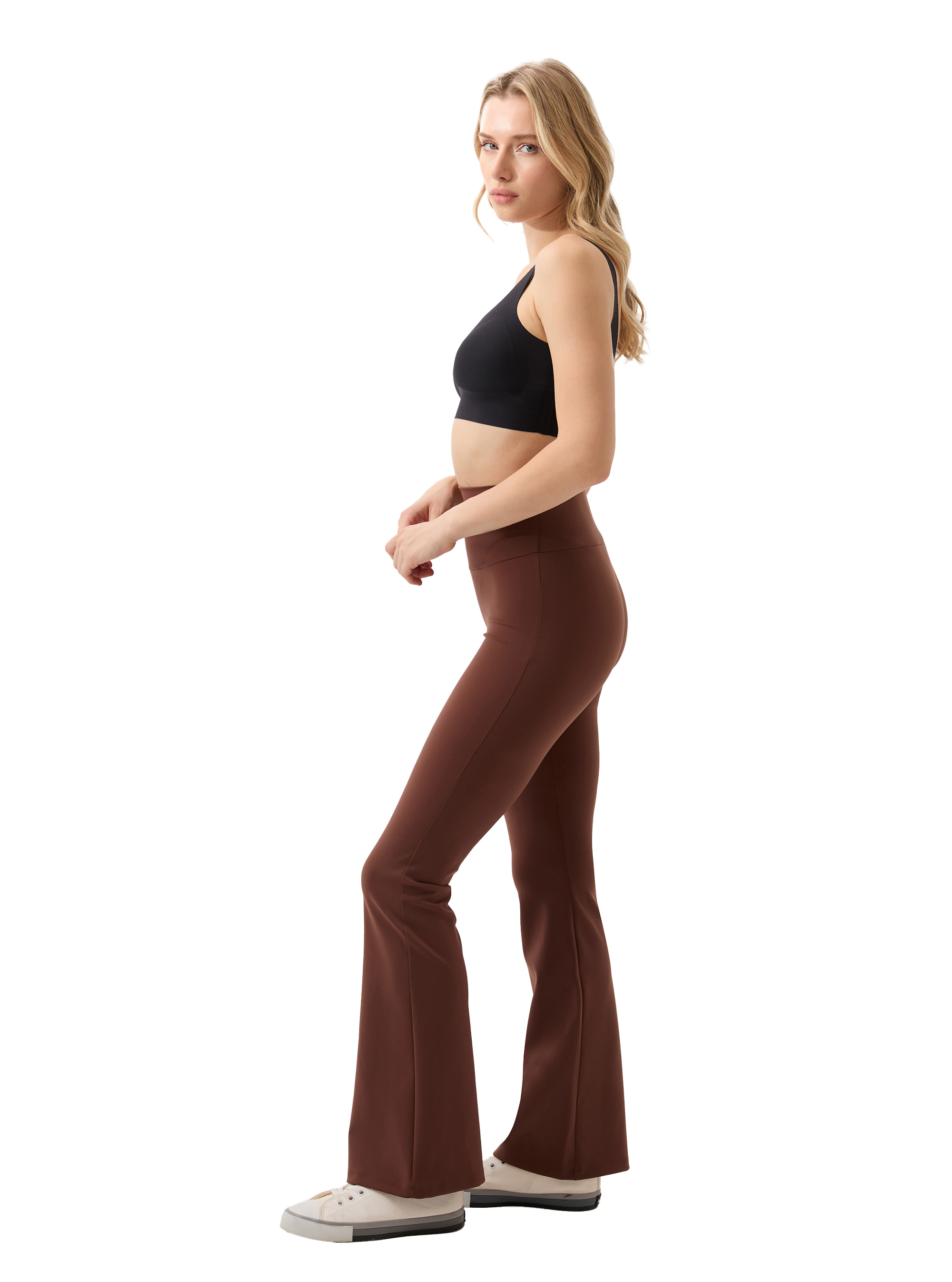 Kadın Tayt 70580 - Kahverengi - 3