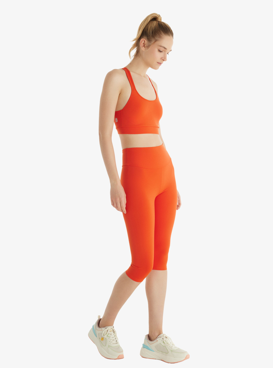 Kadın Tayt 70594 - Mercan - 7