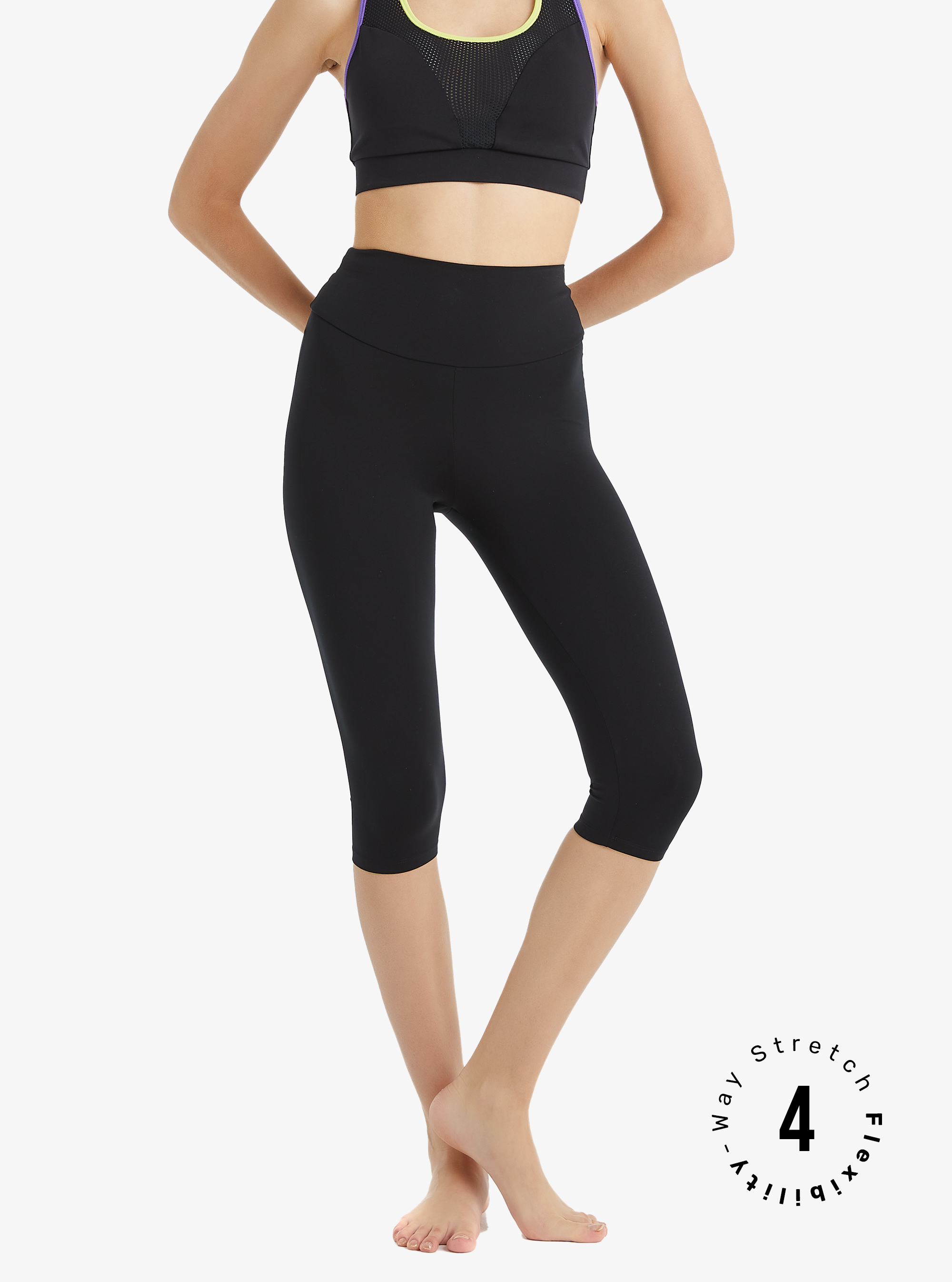 Kadın Tayt 80033 - Siyah - 1