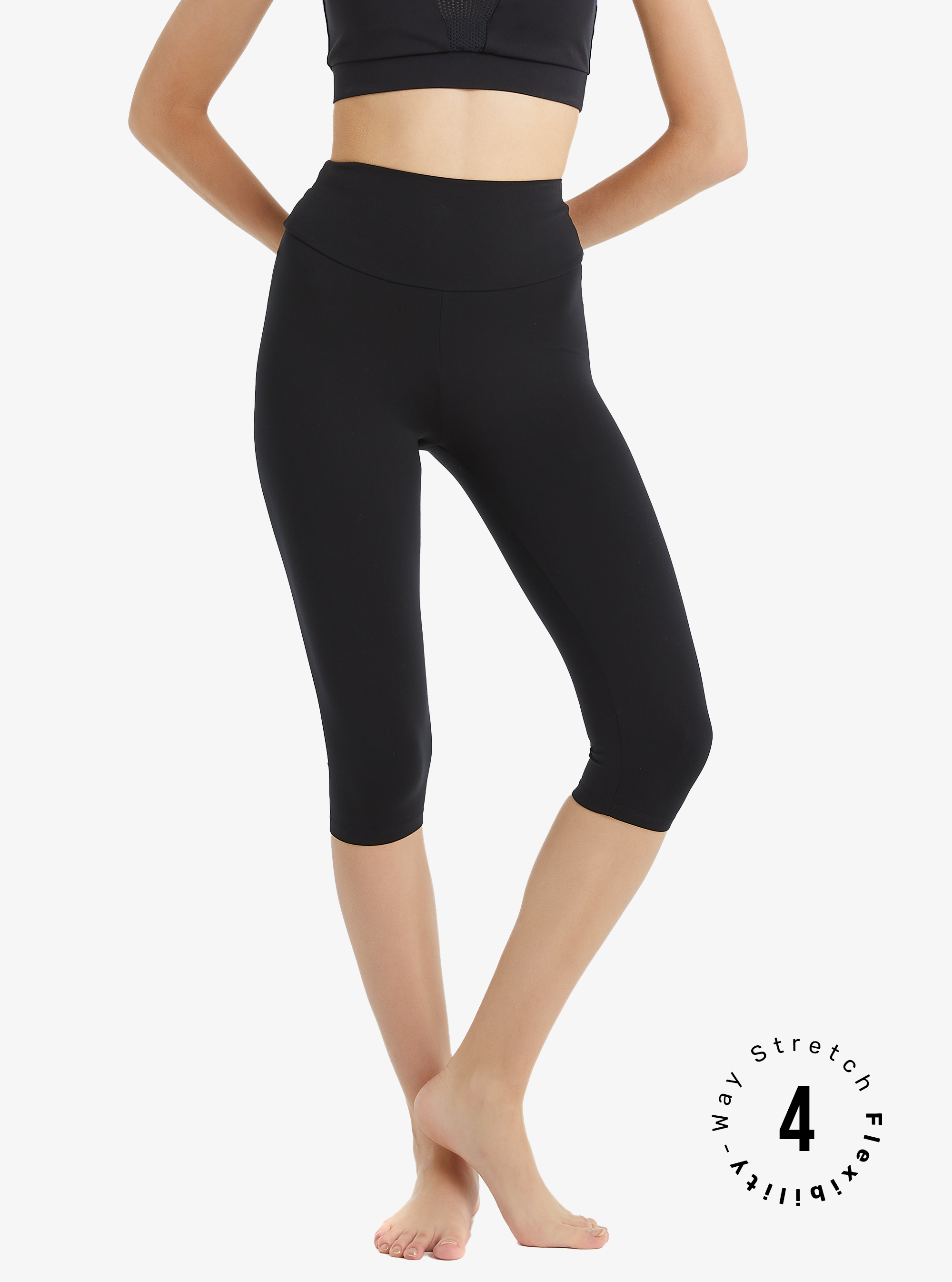 Kadın Tayt 80037 - Siyah - 1