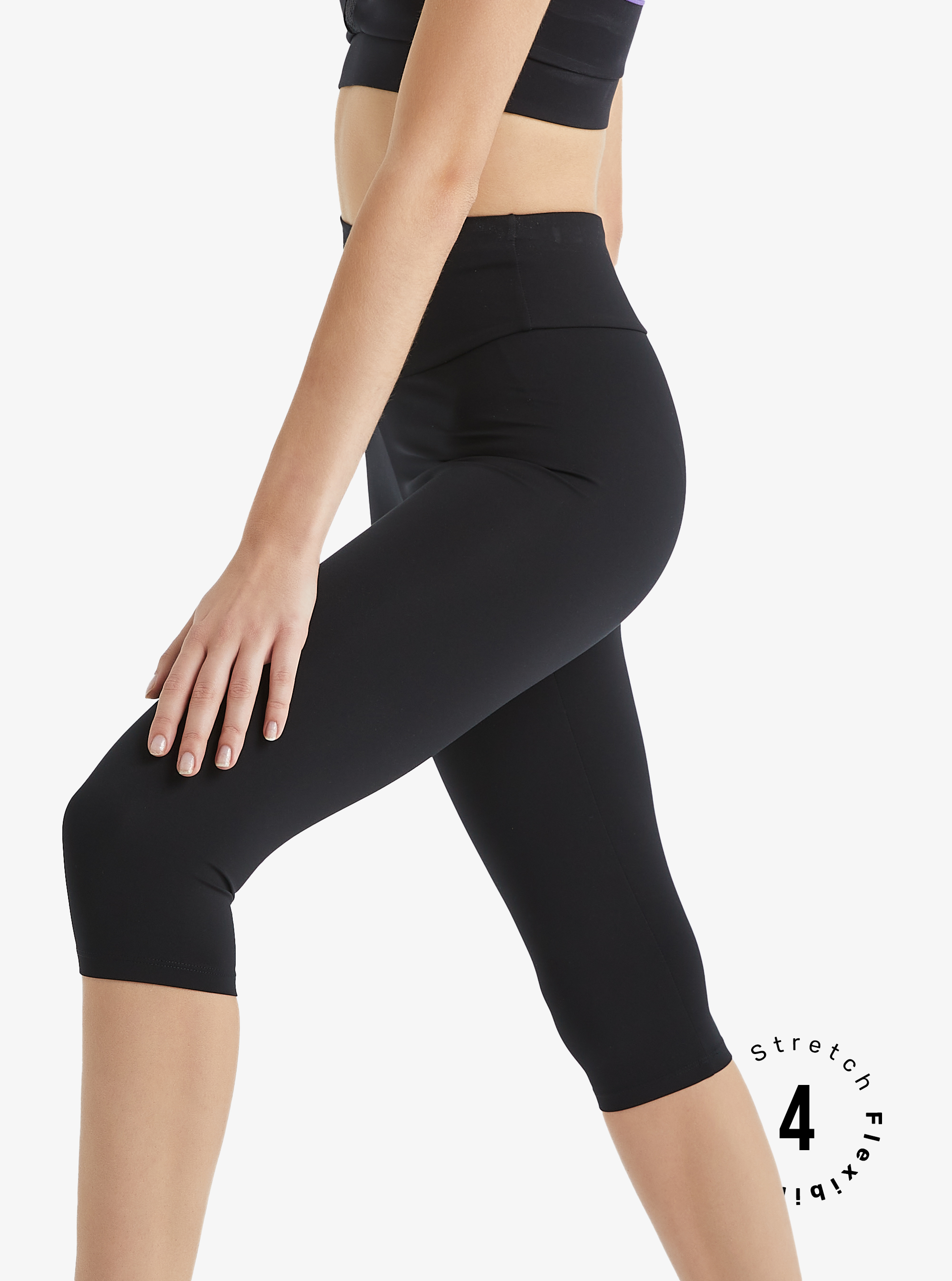 Kadın Tayt 80037 - Siyah - 2