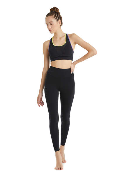 Kadın Tayt 80039 - Siyah - 7