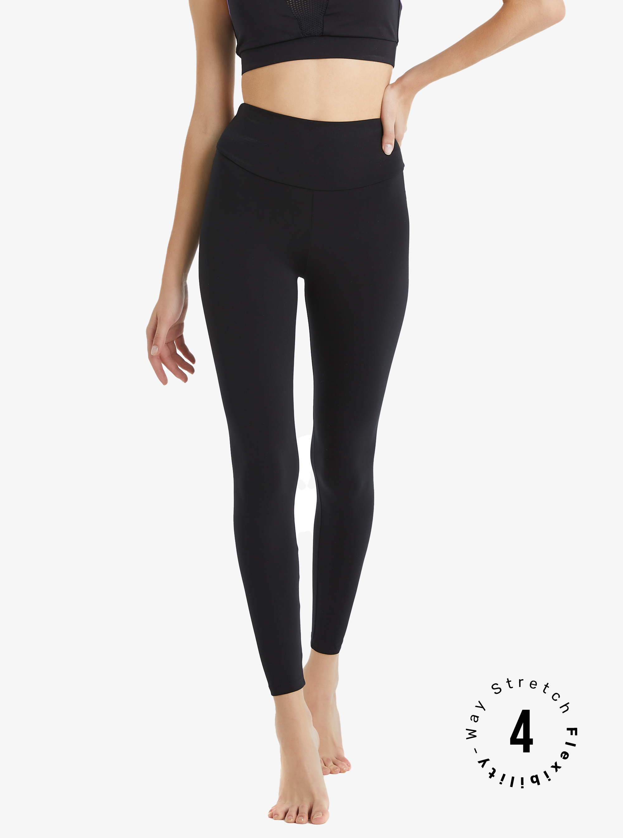 Kadın Tayt 80039 - Siyah - Blackspade