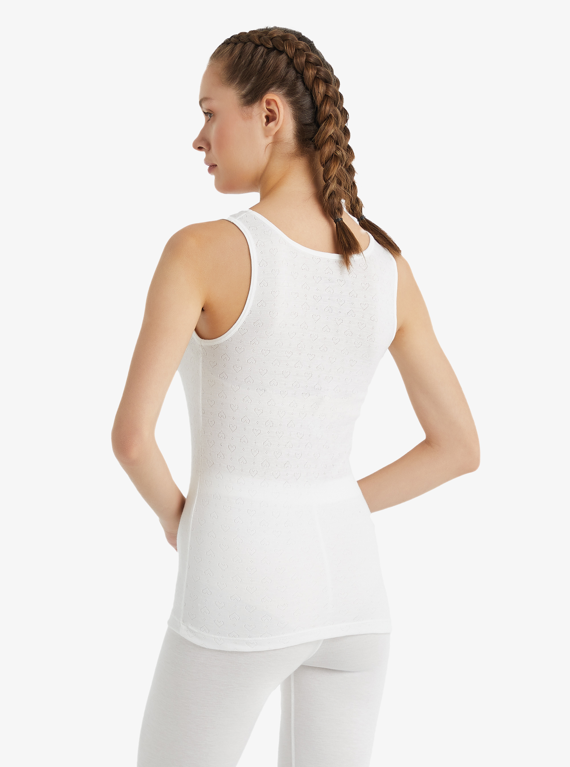 Kadın Termal Atlet 1. Seviye 1266 - Beyaz - 2