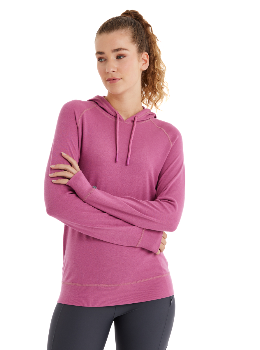 Kadın Termal Kapşonlu Sweatshirt 2. Seviye 5938 - Pembe - Blackspade