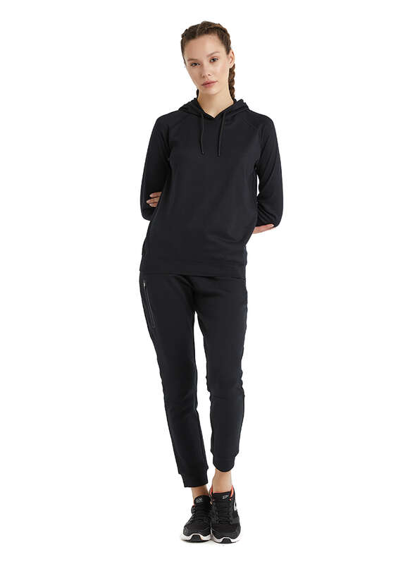 Kadın Termal Kapşonlu Sweatshirt 2. Seviye 5938 - Siyah - 10