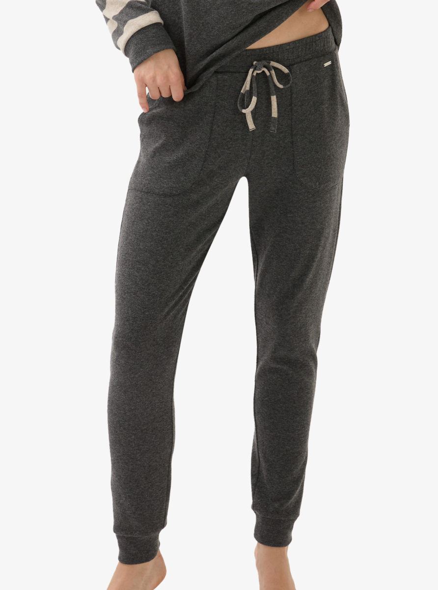 Kadın Termal Pijama Altı 51974 - Antrasit - Blackspade