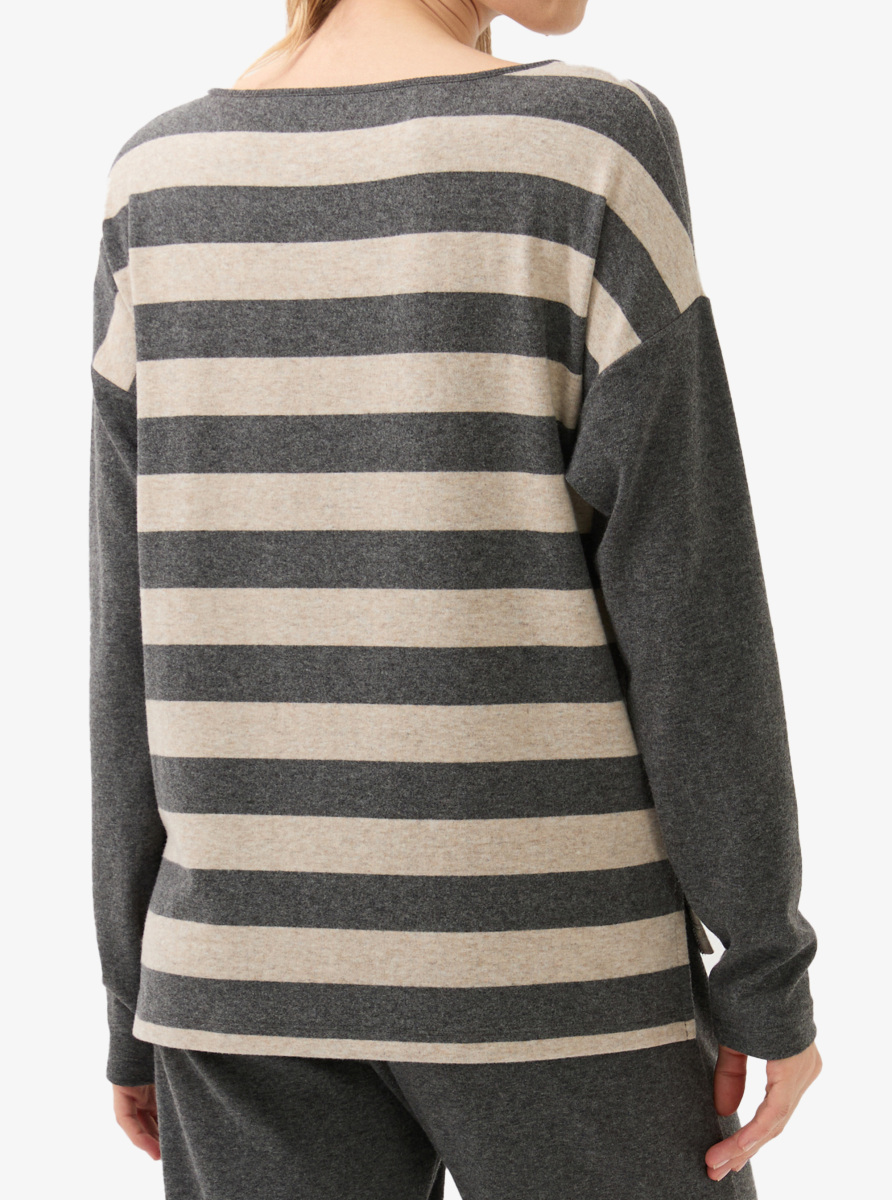 Kadın Termal Pijama Üstü 51971 - Antrasit - 4