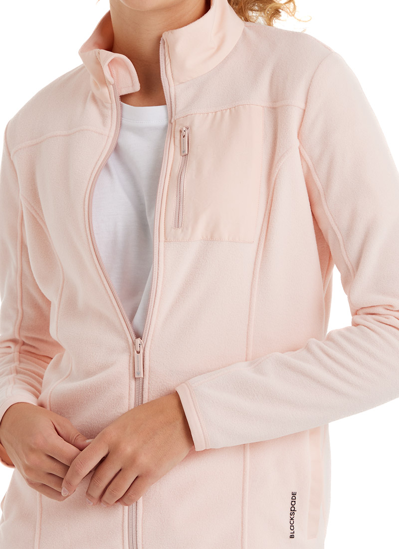 Kadın Termal Polar Sweatshirt 51683 - Pembe - 4