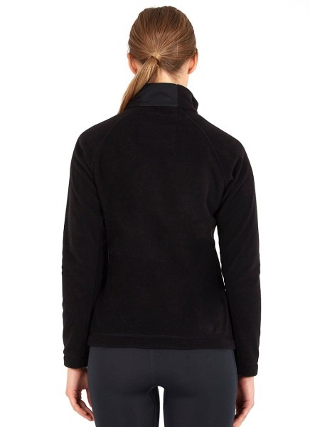 Kadın Fermuarlı Termal Polar Sweatshirt 2. Seviye 50469 - Siyah - 2
