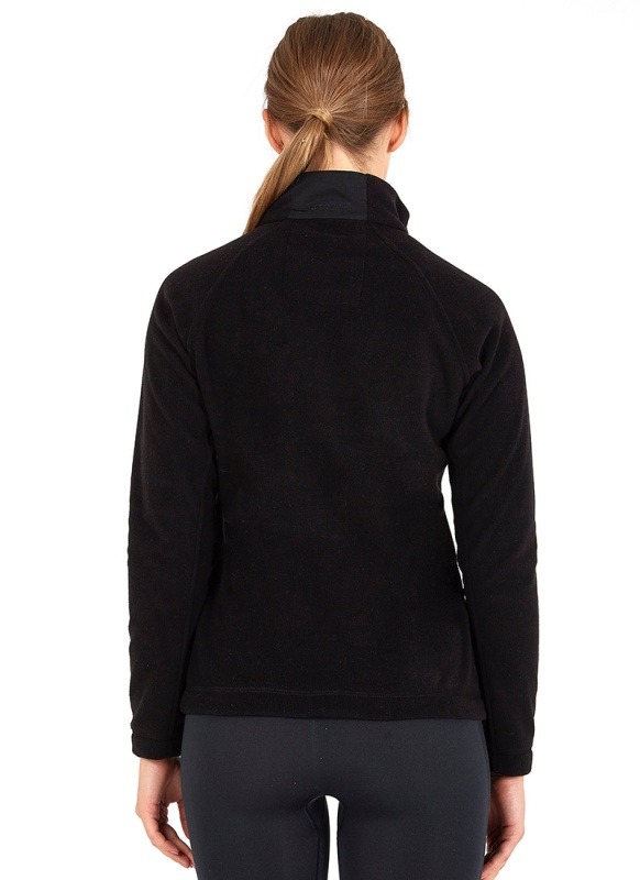 Kadın Fermuarlı Termal Polar Sweatshirt 2. Seviye 50469 - Siyah - 2