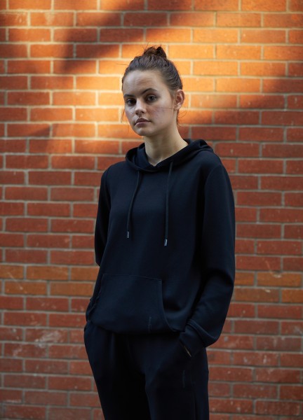 Kadın Sweatshirt 70314 - Siyah - 7