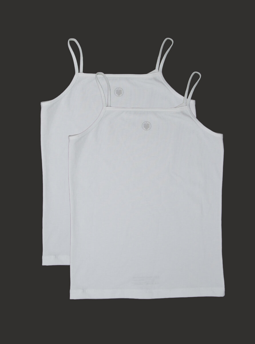 Kız Çocuk Atlet 2'li Paket 1296 - Beyaz - 3