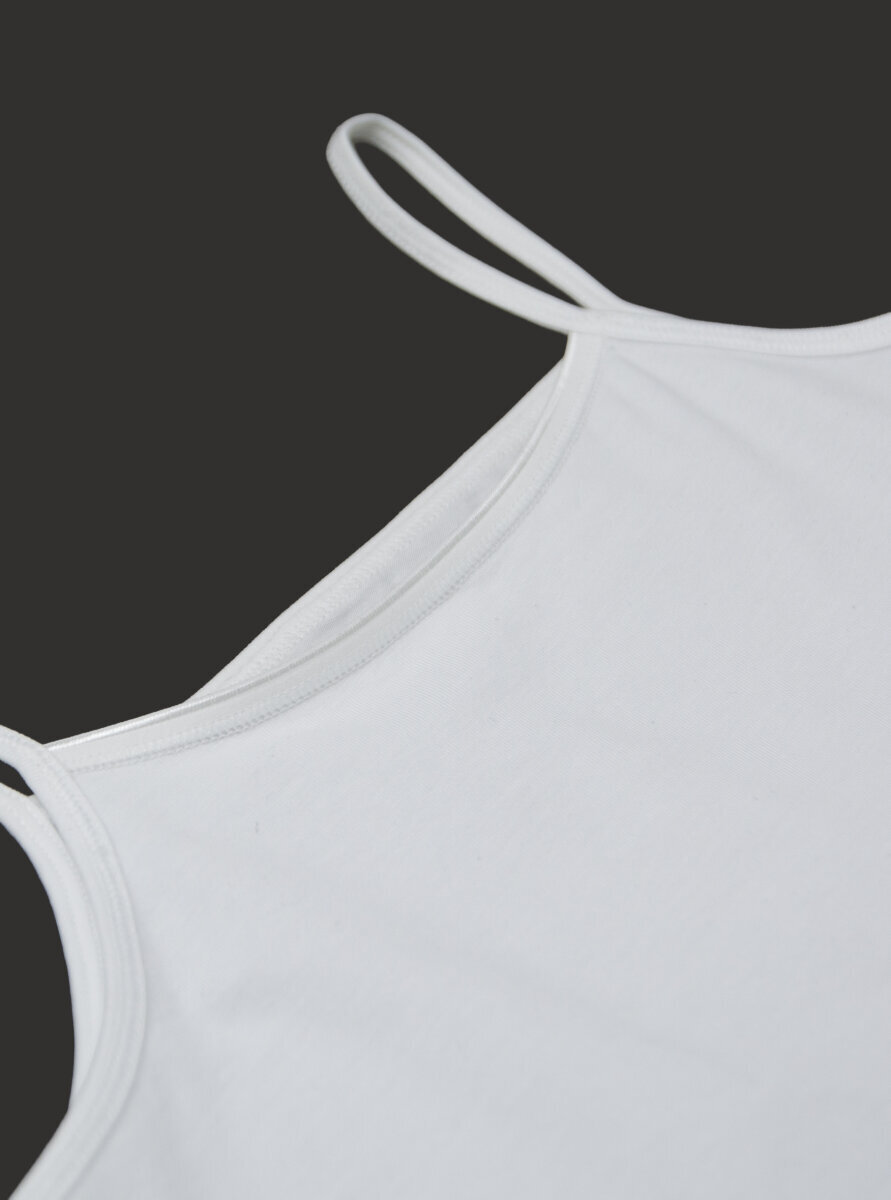 Kız Çocuk Atlet 2'li Paket 1296 - Beyaz - Blackspade (1)