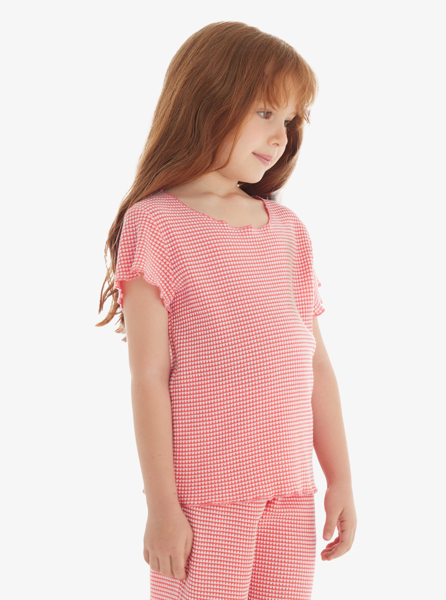 Kız Çocuk Pijama Takımı 60567 - Pembe - Blackspade (1)