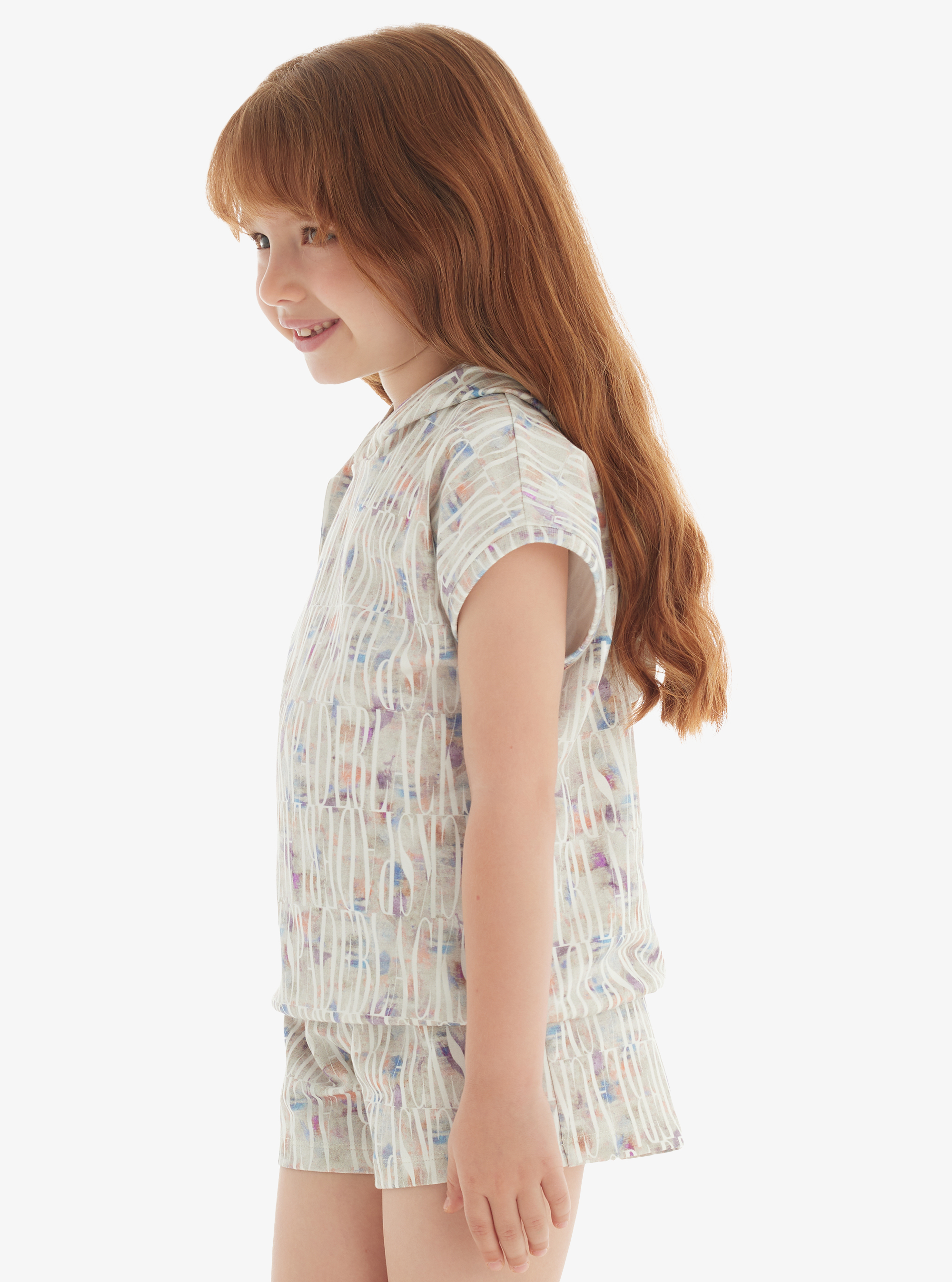 Kız Çocuk Sweatshirt 60568 - Desenli - Blackspade (1)