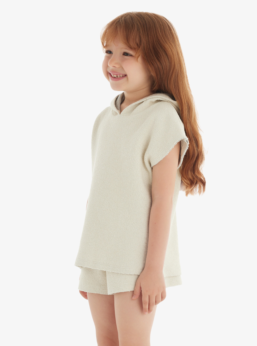 Kız Çocuk Sweatshirt 60572 - Gri Melanj - Blackspade (1)