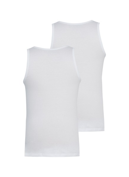 Erkek Atlet 2'li Paket Loose Fit 9225 - Beyaz - Blackspade (1)