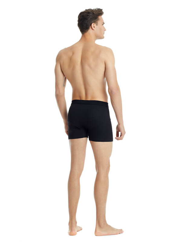Erkek Pamuk Boxer Loose Fit 9623 - Siyah - 5