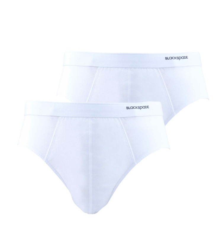 Erkek Slip Külot 2'li Paket Loose Fit 9625 - Beyaz - 6