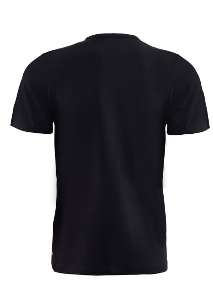 Erkek Tshirt V Yaka Loose Fit 9240 - Siyah - 4