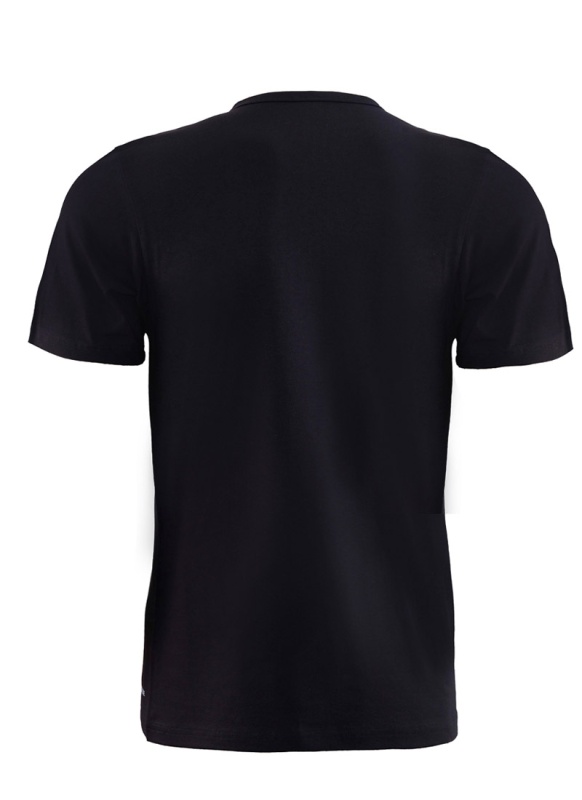 Erkek Tshirt V Yaka Loose Fit 9240 - Siyah - 4