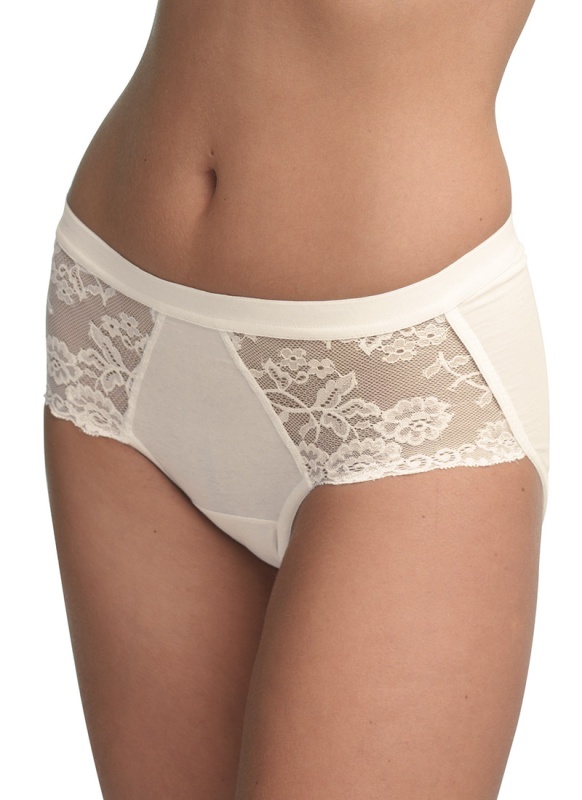 Kadın Slip Külot Dantelli Private 1311 - Krem - 1