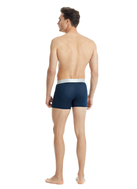 Erkek Modal Elastan Boxer Silver 9302 - Lacivert - 6
