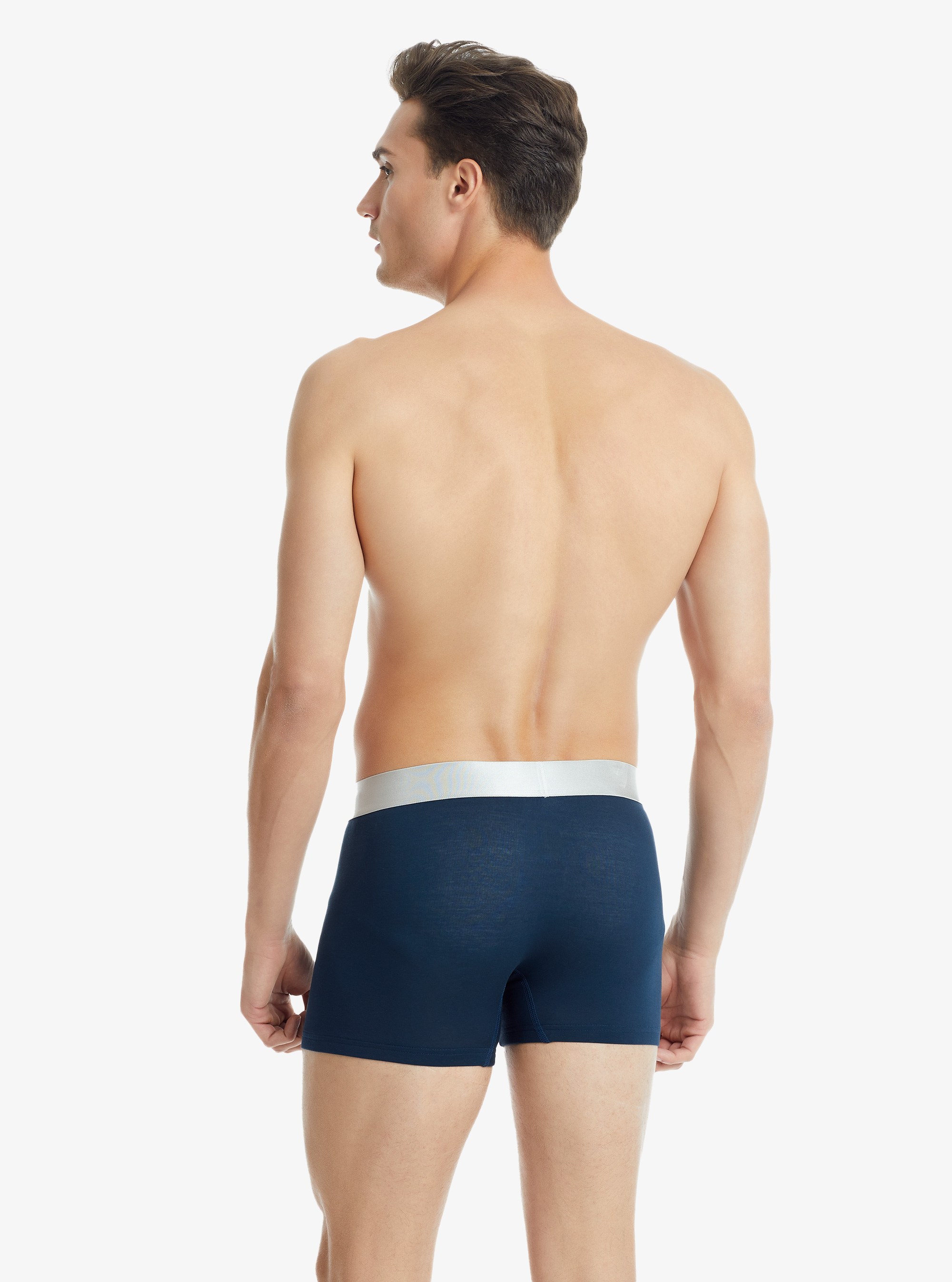 Erkek Modal Elastan Boxer Silver 9302 - Lacivert - 2