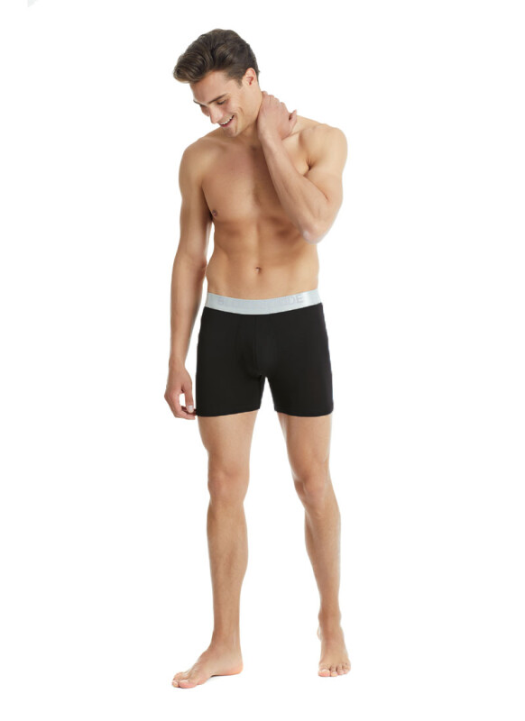 Erkek Modal Elastan Boxer Silver 9303 - Siyah - 6