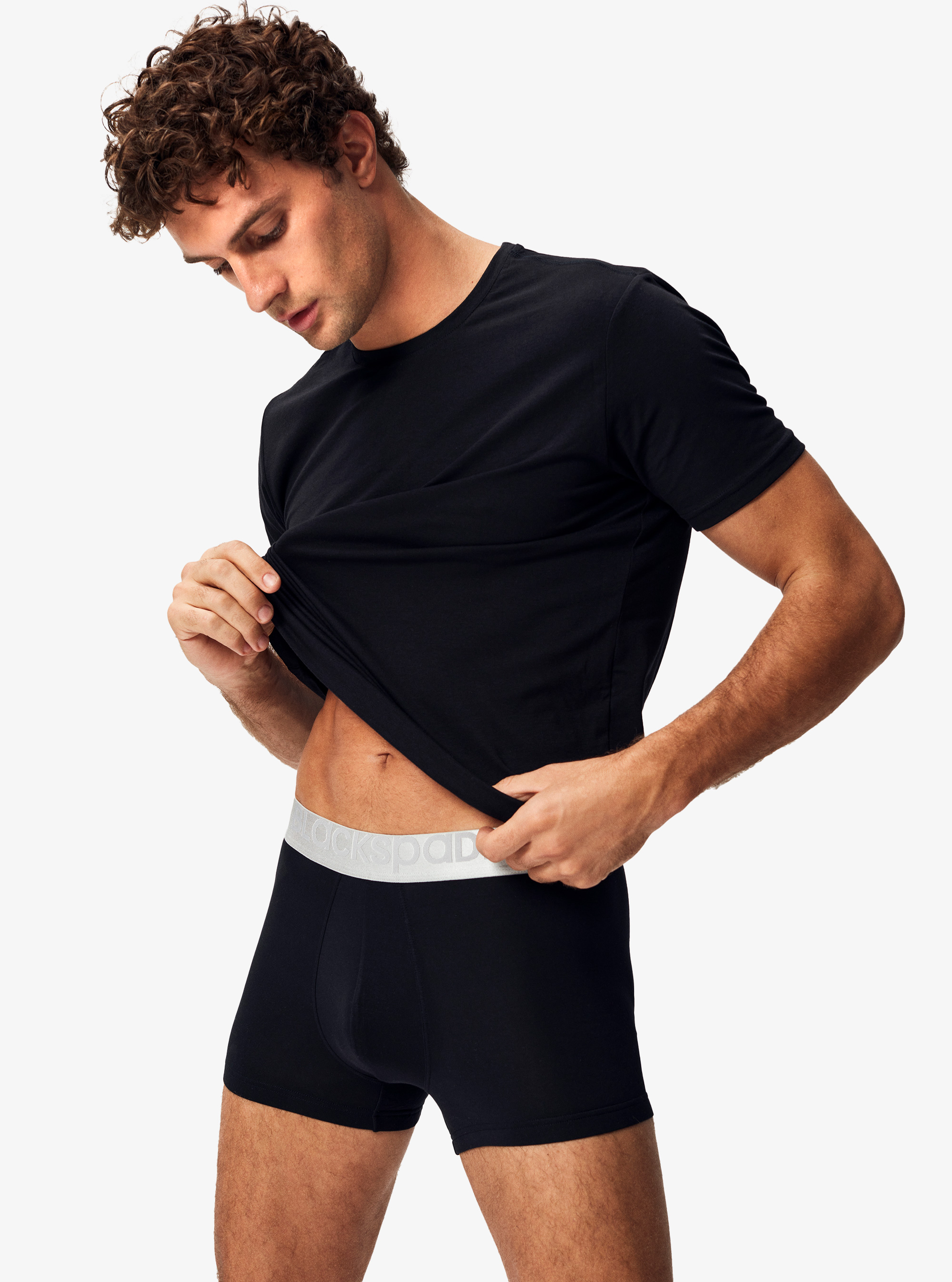 Erkek Modal Elastan Boxer Silver 9303 - Siyah - 7