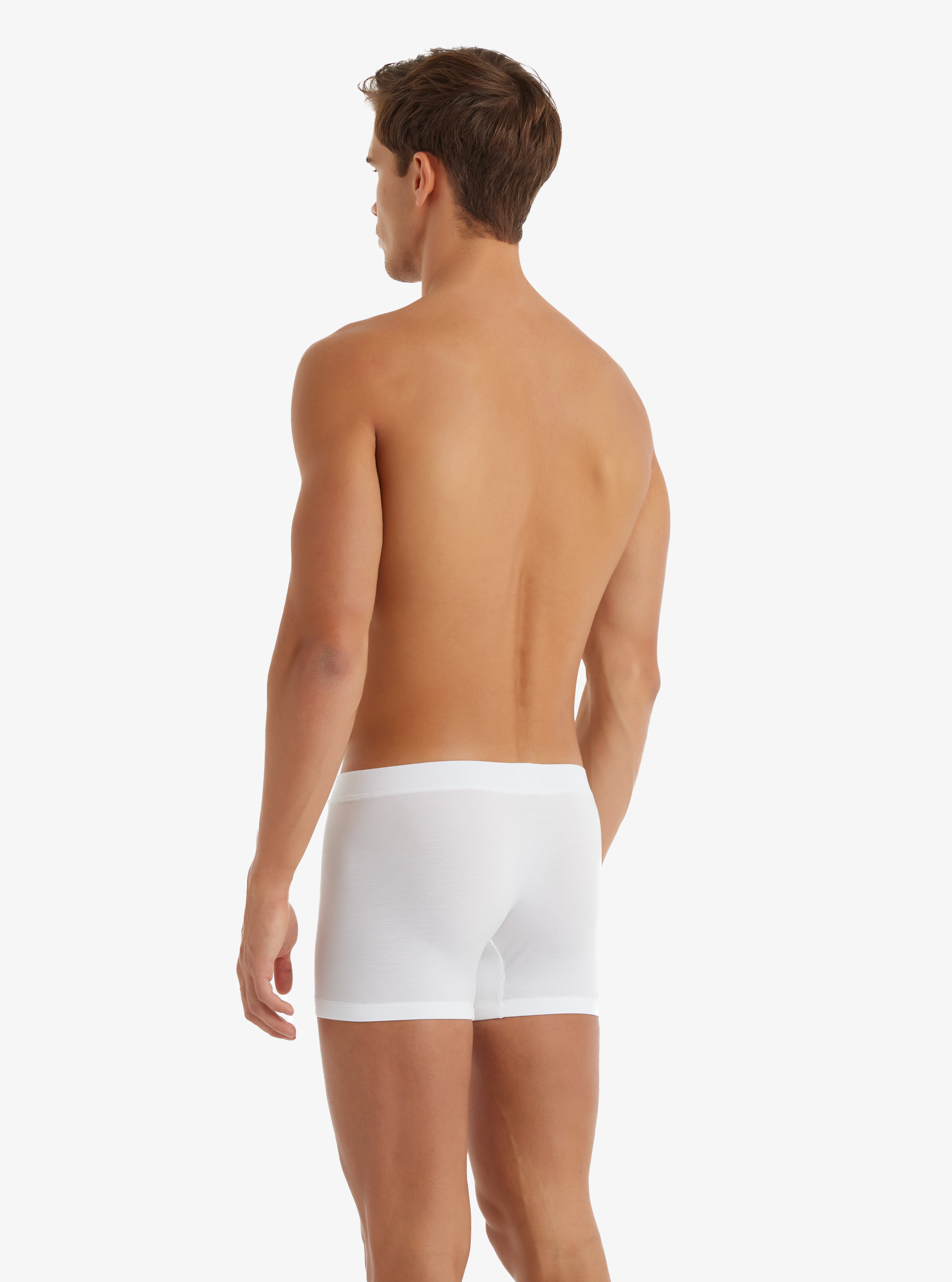 Erkek Modal Elastan Boxer Silver 9310 - Beyaz - 2