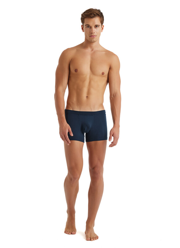 Erkek Modal Elastan Boxer Silver 9310 - Lacivert - 4