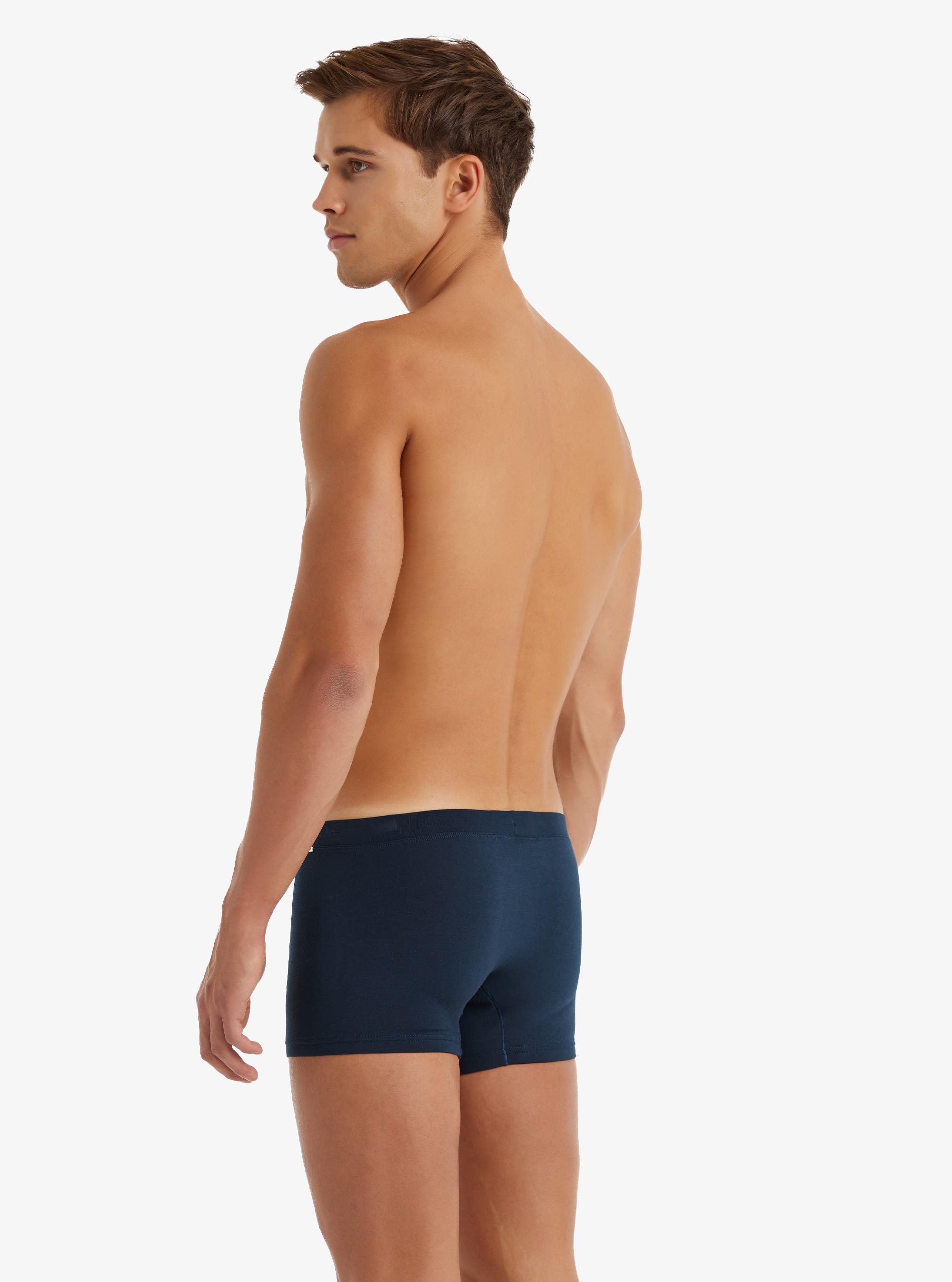 Erkek Modal Elastan Boxer Silver 9310 - Lacivert - Blackspade (1)