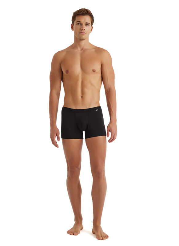 Erkek Modal Elastan Boxer Silver 9310 - Siyah - 4