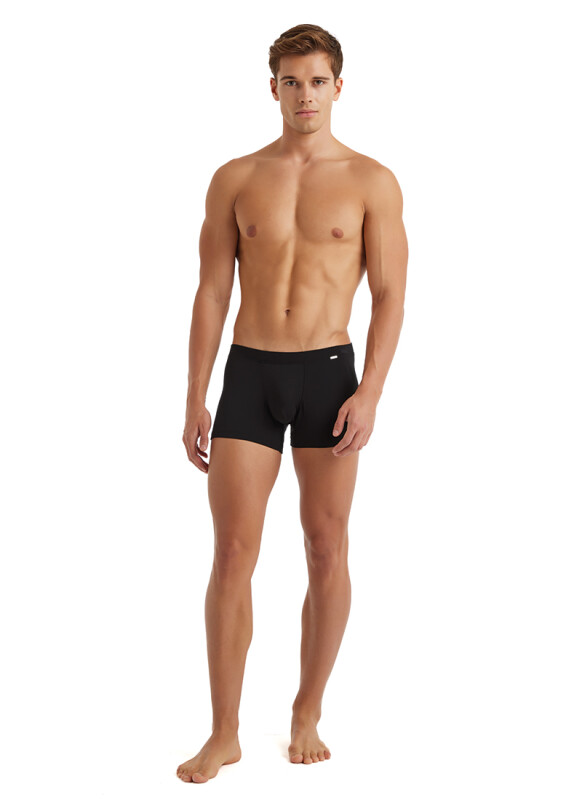 Erkek Modal Elastan Boxer Silver 9310 - Siyah - 5