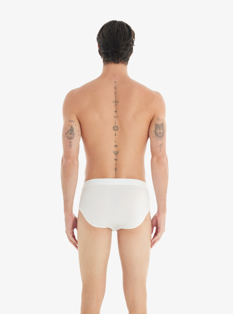 Erkek Slip Külot Silver 9311 - Beyaz - 4