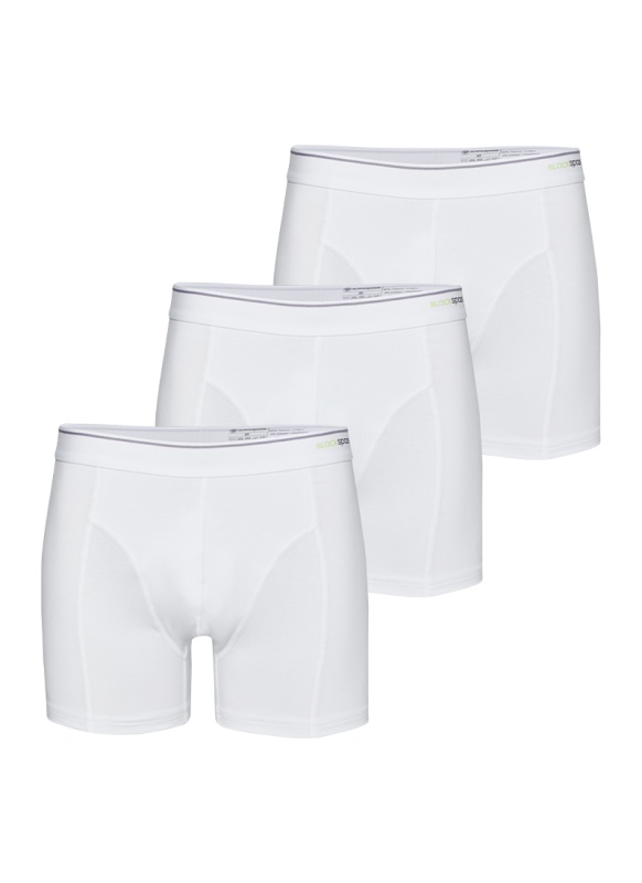 Erkek Boxer 3'lü Paket Tender Cotton 9673 - Beyaz - 1