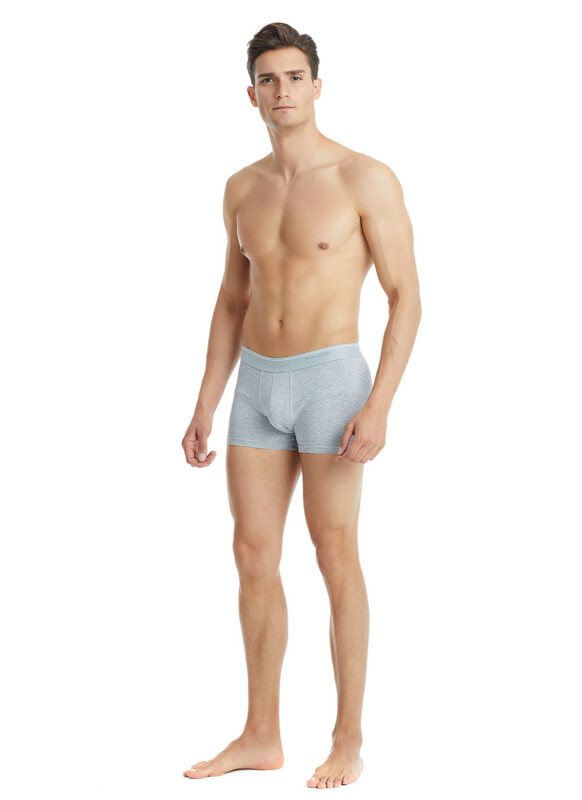 Erkek Boxer Tender Cotton 9220 - Gri Melanj - 4