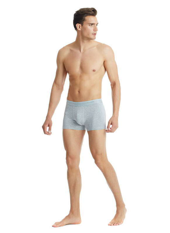 Erkek Boxer Tender Cotton 9220 - Gri Melanj - 3