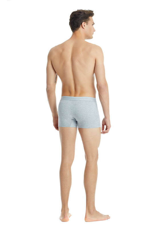 Erkek Boxer Tender Cotton 9220 - Gri Melanj - 5