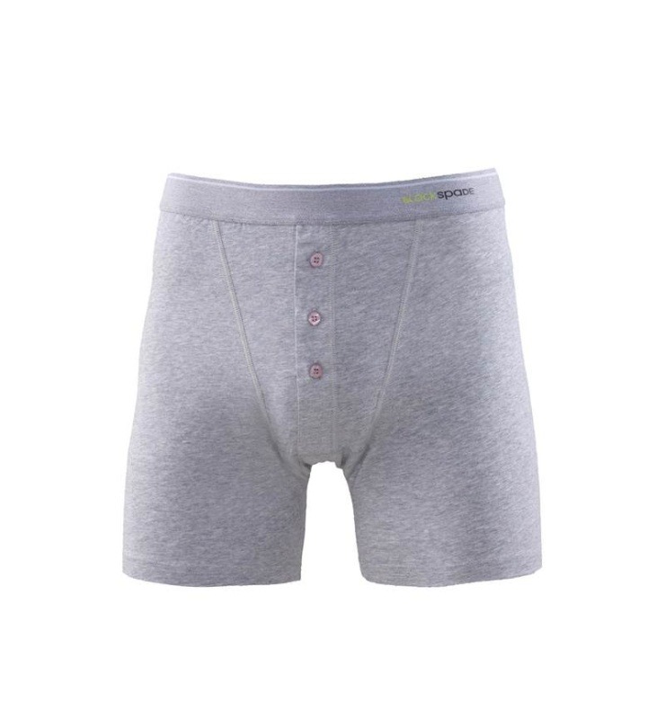 Erkek Pamuk Elastan Boxer Tender Cotton 9229 - Gri Melanj - 1