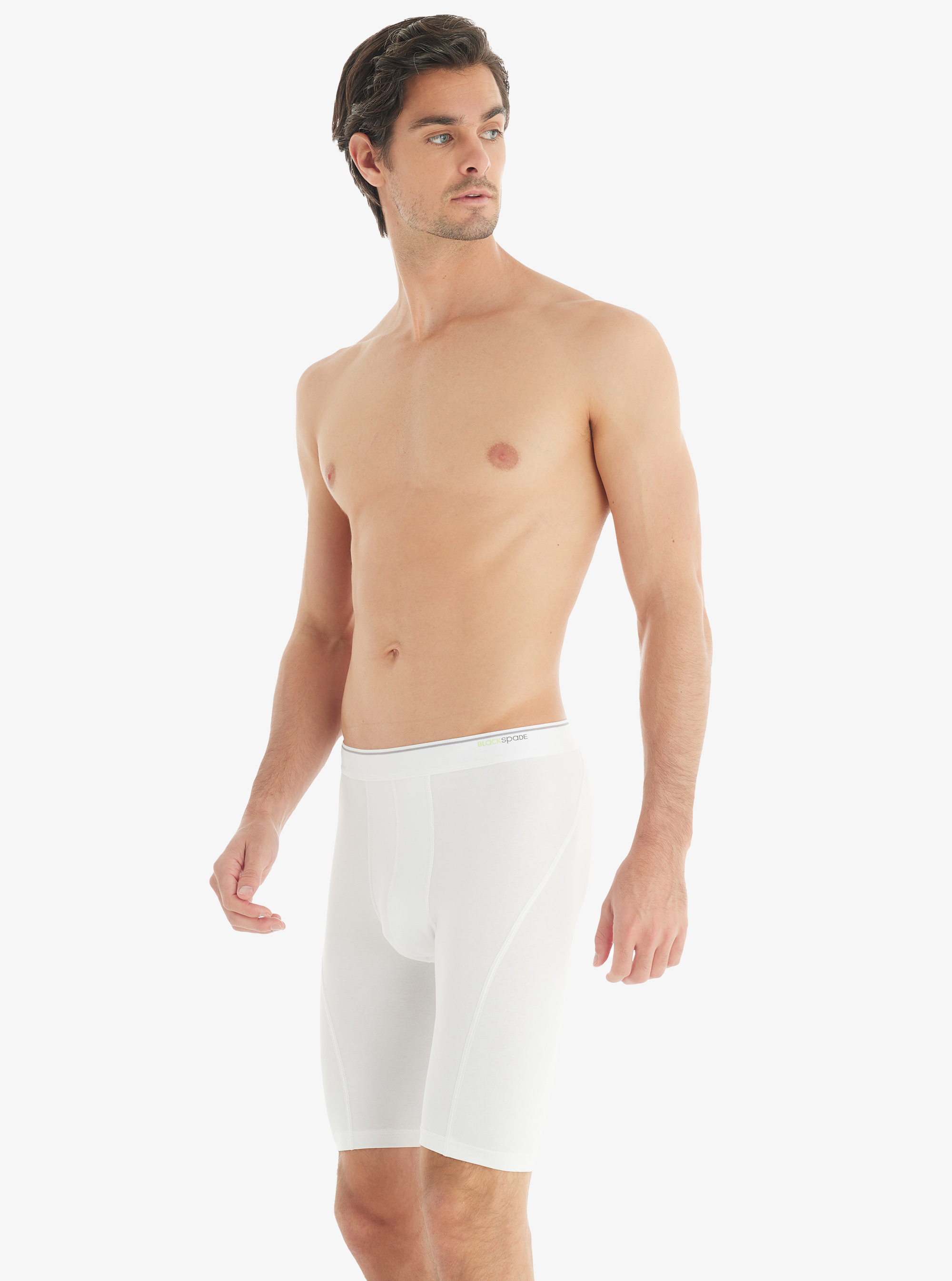 Erkek Pamuk Elastan Boxer Tender Cotton 9230 - Beyaz - 4