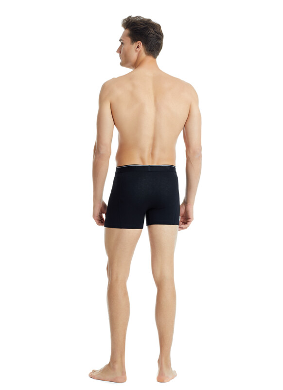 Erkek Pamuk Elastan Boxer Tender Cotton 9233 - Siyah - 4