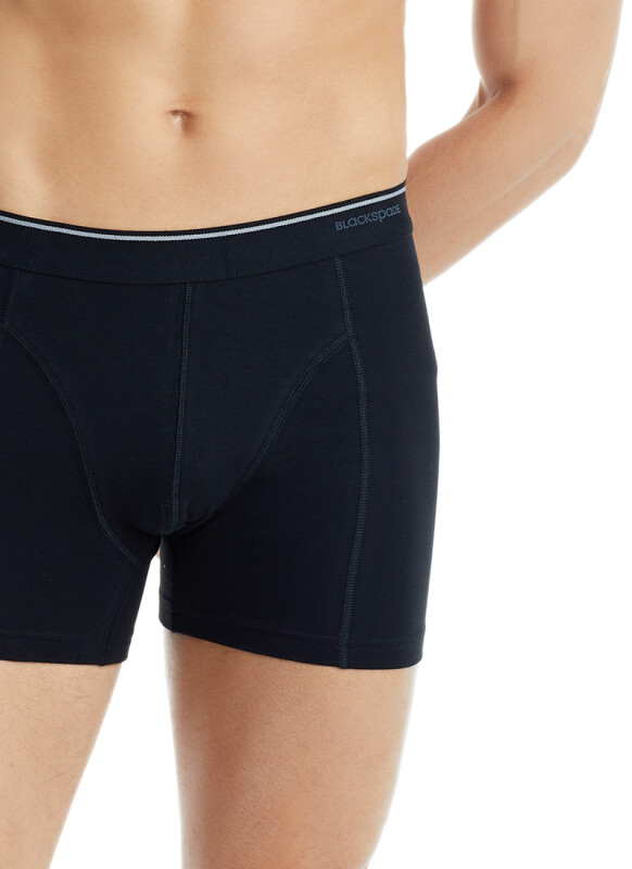 Erkek Pamuk Elastan Boxer Tender Cotton 9233 - Siyah - 5