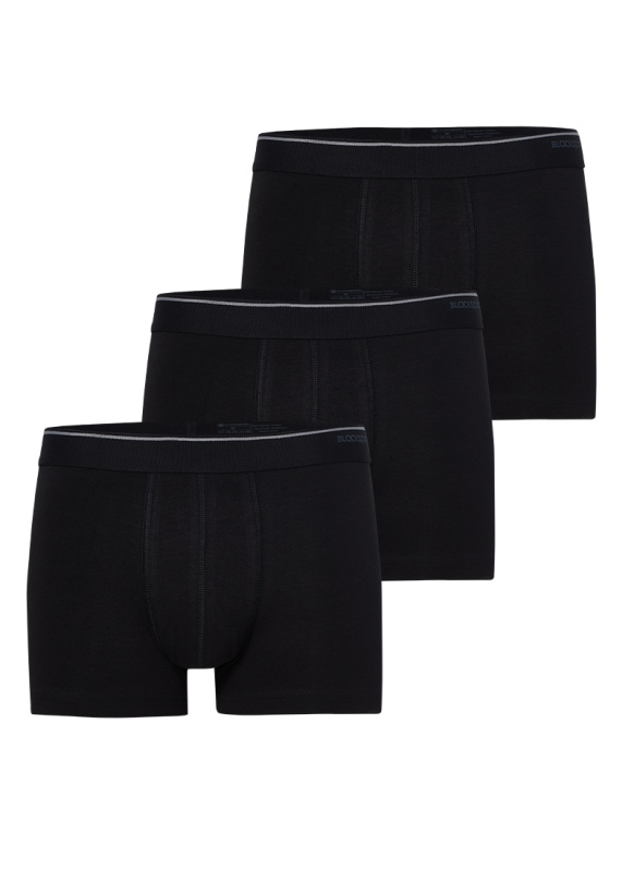 Erkek Boxer 3'lü Paket Tender Cotton 9670 - Siyah - 1