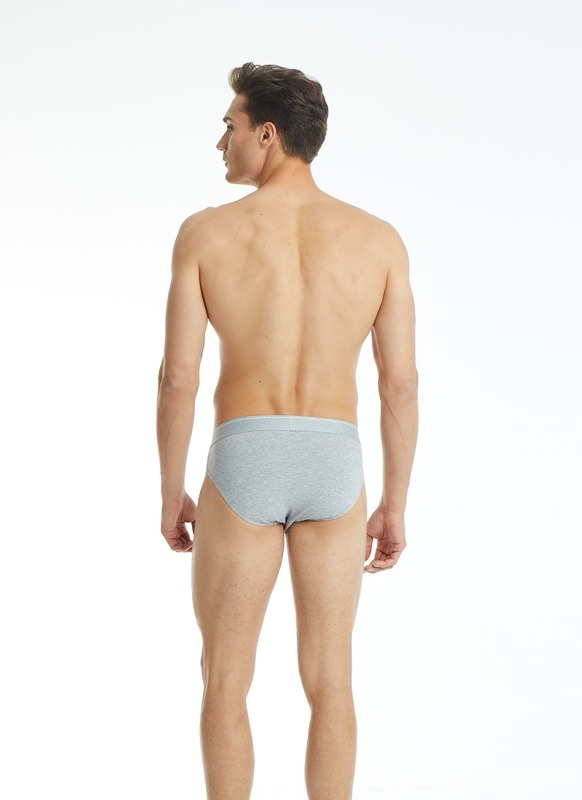 Erkek Slip Külot Tender Cotton 9232 - Gri Melanj - 6
